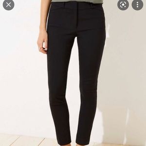 LOFT Julie skinny black pants
